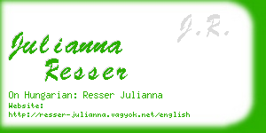 julianna resser business card